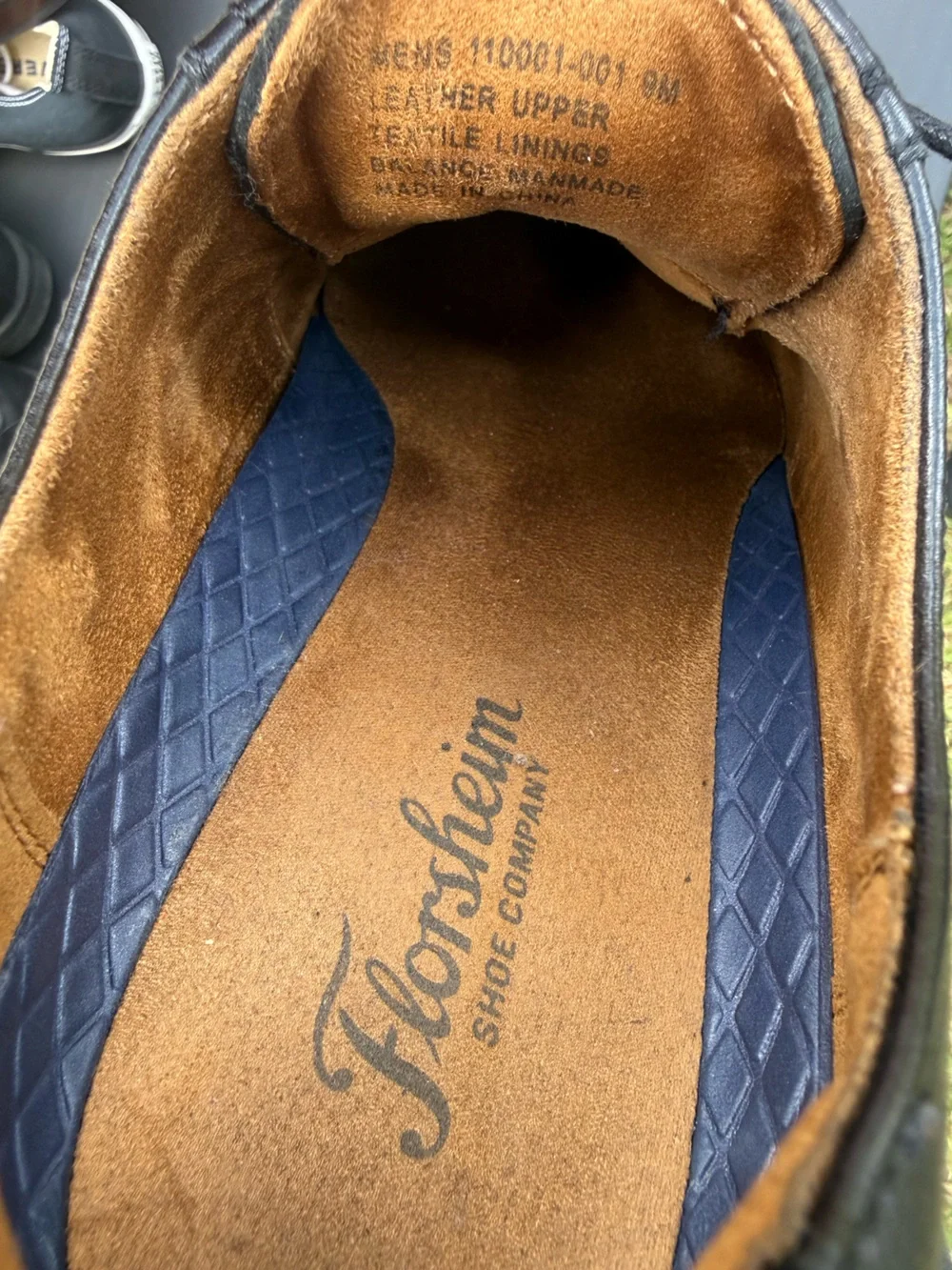 Florsheim Black Leather Cap-Toe Derby Dress Shoes